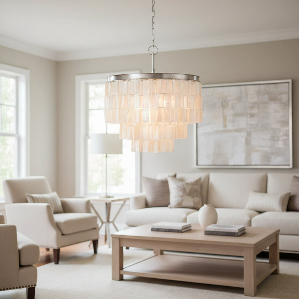 Capiz Chandelier