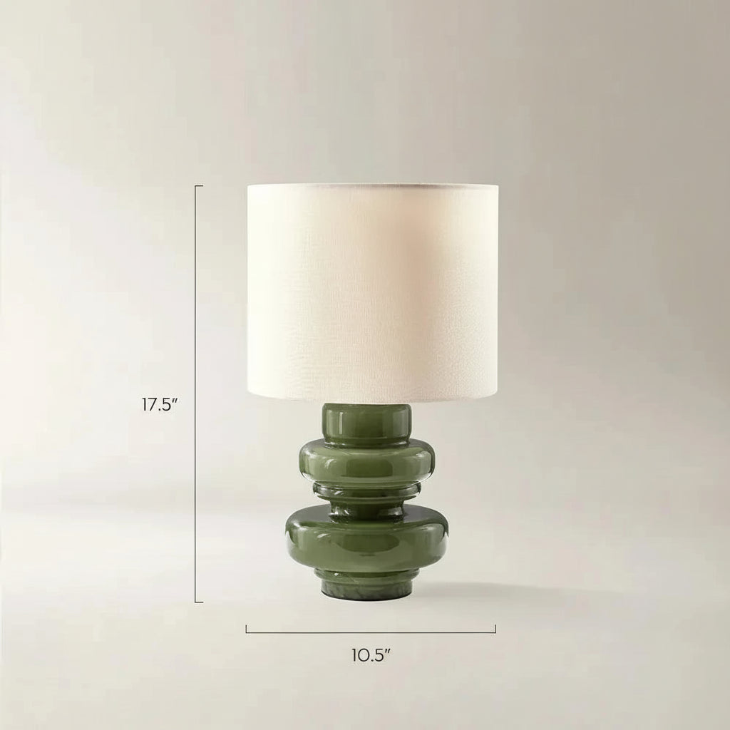 Edin Glass Table Lamp - Pistachio