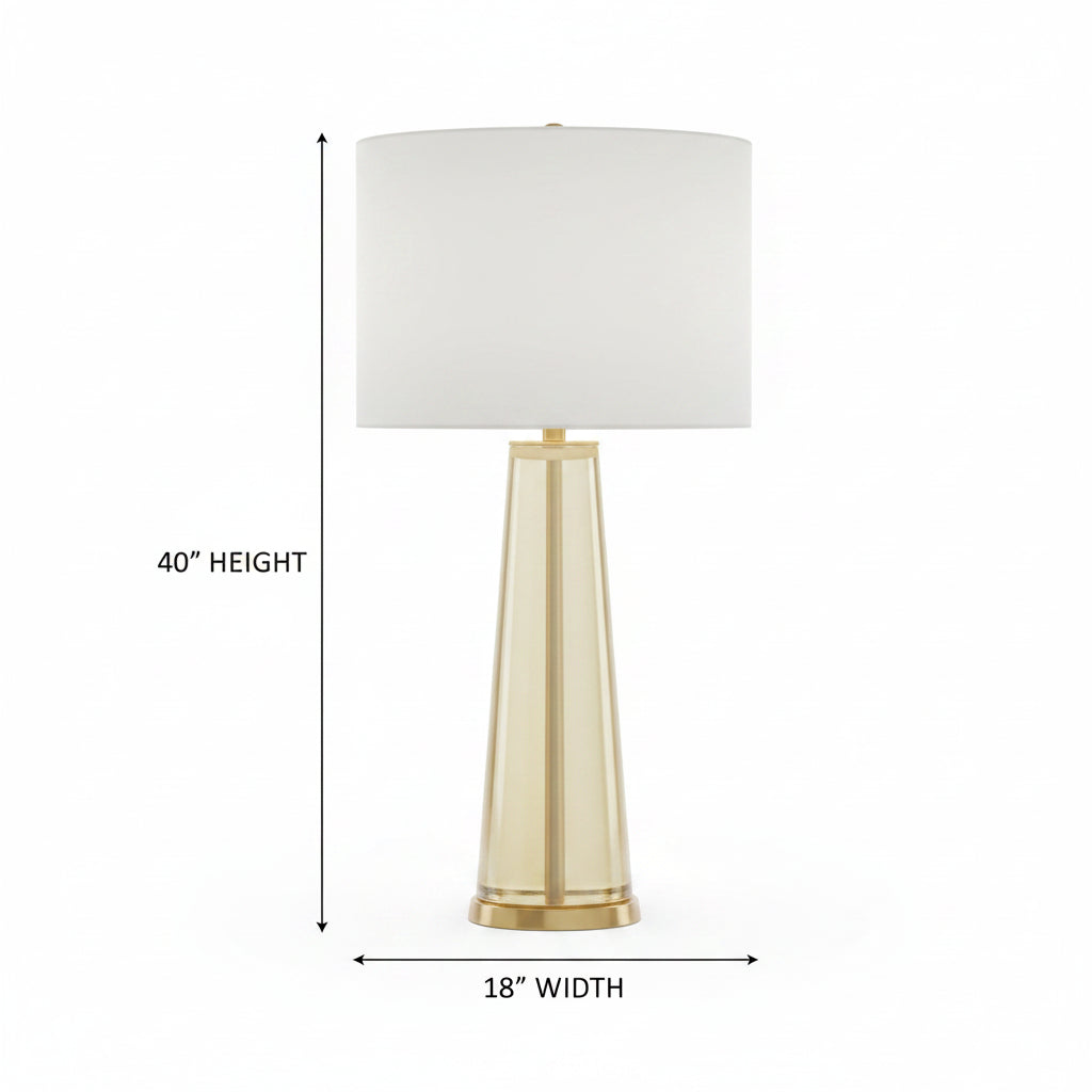 Century Table Lamp 40" - Gold