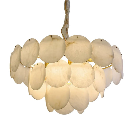 Alfonso Marble Circular Chandelier