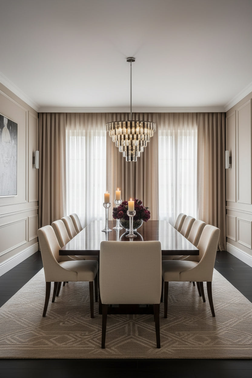Avenue Crystal Chandelier 28.5"