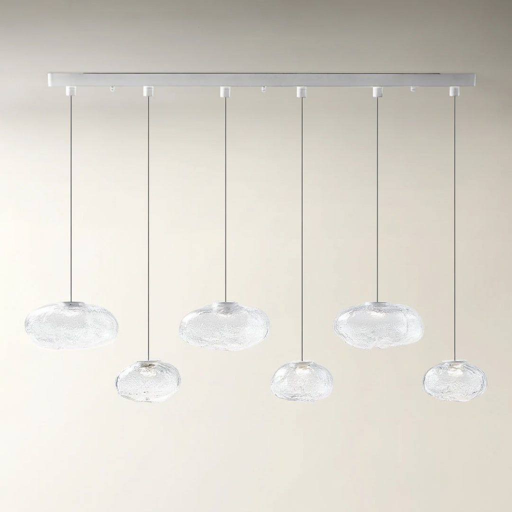 Nuvola Glass Globe Chandelier 47"