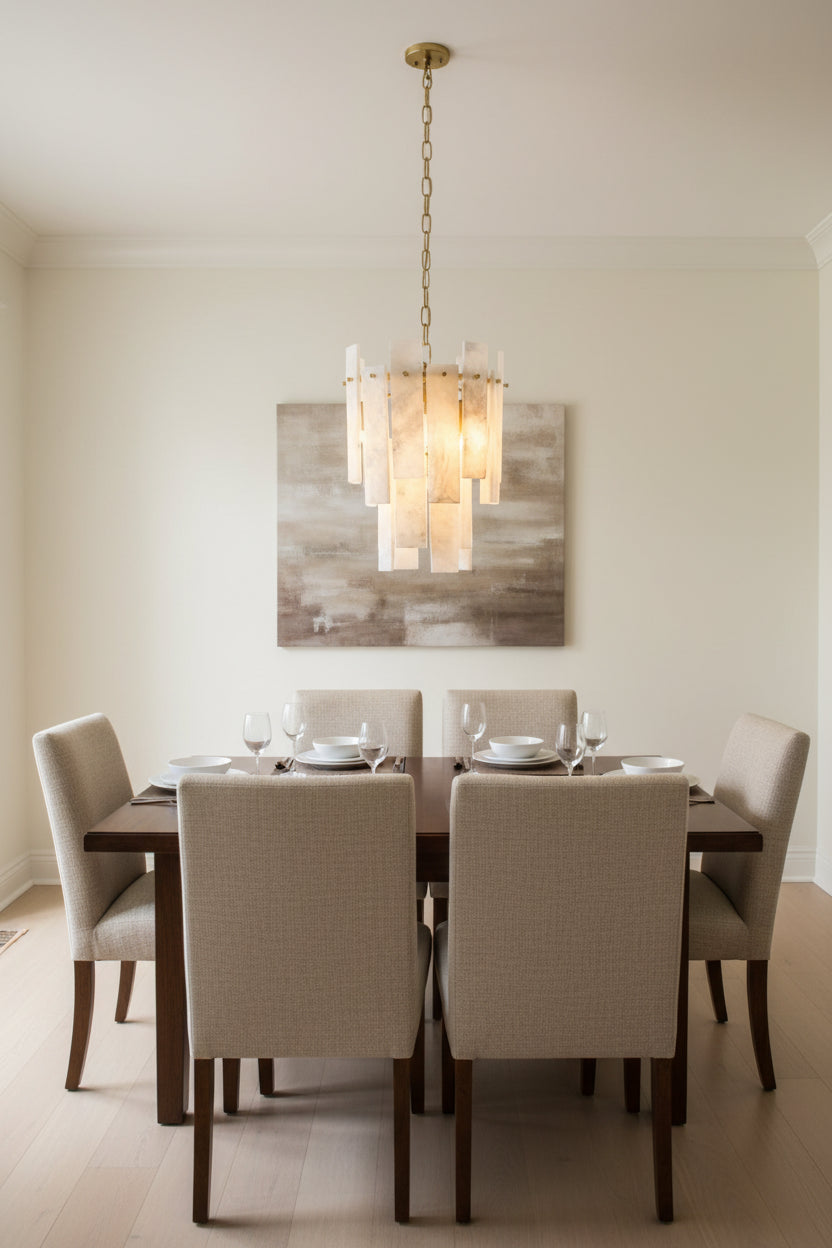 Willa Alabaster Chandelier