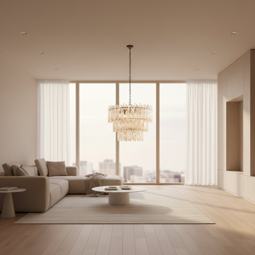 Glacier Glass Chandelier