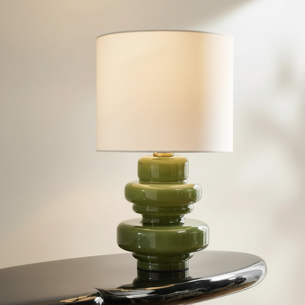 Edin Glass Table Lamp - Pistachio